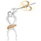 Haus of Brilliance Two-Tone Sterling Silver Ribbon Earrings - image 3