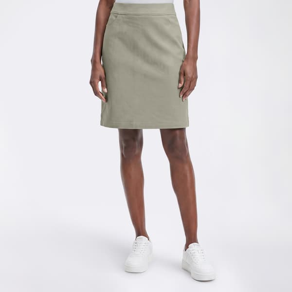 Womens Napa Valley Cotton Super Stretch Split Hem Skort