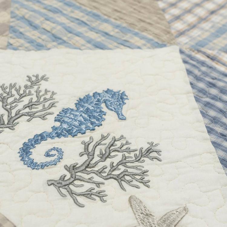 Donna Sharp Coastal Star 3pc. Quilt Set