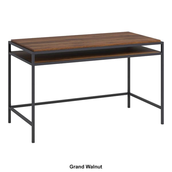 Sauder Nova Loft Writing Desk with Shelf