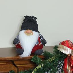 Northlight Seasonal 9.5in. Red and Charcoal Grey Dan Gnome