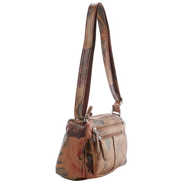 MultiSac Meyer Double Entry Shadowbrook Floral Exterior Crossbody