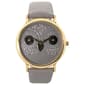 Womens Olivia Pratt Rhinestone Owl Watch -15525GREY - image 1