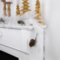 Northlight 6ft. White Flocked Christmas Garland with Pine Cones - image 2