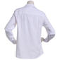 Womens Zac & Rachel Long Sleeve Solid Waitress Button Down - image 2
