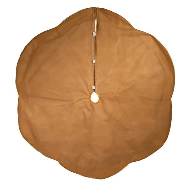 Kurt S. Adler 60in. Gold Glitter Tree Skirt