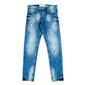 Young Mens Akademiks 5 Pocket Rip Repair Denim Jeans - image 1