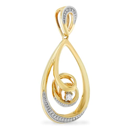Espira 10kt. Gold Diamond Accent Fashion Necklace