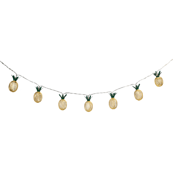 Northlight 3ft. LED Gold Pineapple String Lights