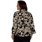 Plus Size Alfred Dunner Travel Advisory 3/4 Sleeve Floral Blouse - image 2
