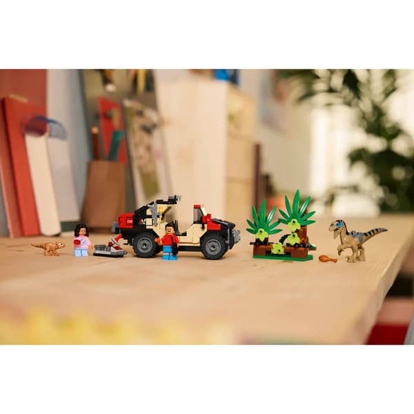 LEGO&#174; Jurassic World Raptor Off-Road Escape Building Kit