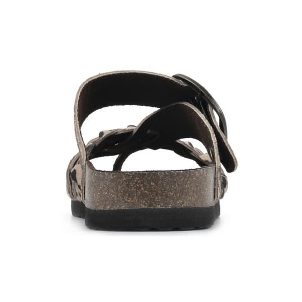 Womens White Mountain Heartfelt Leopard Footbeds&#8482; Sandals