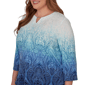 Plus Size Alfred Dunner Classics 3/4 Sleeve Ombre Blouse - image 5