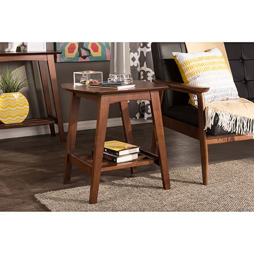 Baxton Studio Sacramento Mid-century End Table - image 