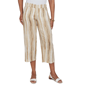 Womens Emaline Verde Grove II Stripe Abstract Pull On Capris - image 1