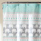 Lush Décor® Elephant Stripe Shower Curtain - image 2