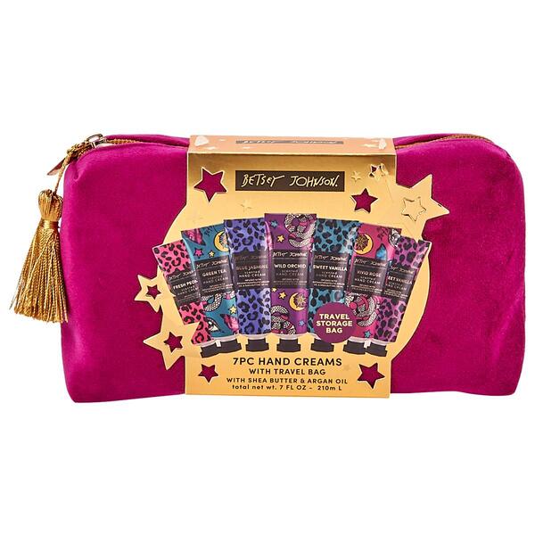 Betsey Johnson 7pc. Hand Cream & Travel Bag Set - image 