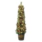 Puleo International 5ft. Pre-Lit Potted Artificial Christmas Tree - image 1