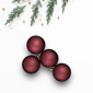 Northlight 12ct. Burgundy Red Matte Christmas Ball Ornaments - image 3