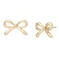 Betsey Johnson Bow Stud Earrings - image 1