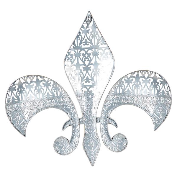 9th & Pike® Fleur De Lis Pierced Wall Décor