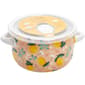 Home Essentials 25oz. Lemons Blush 2 Handle Bowl with Lid - image 1