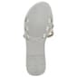 Womens Ashley Blue Rhinestone Trim Slide Sandals - image 5
