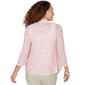 Plus Size Hearts of Palm Bloom Service 3/4 Sleeve Floral Cardigan - image 2