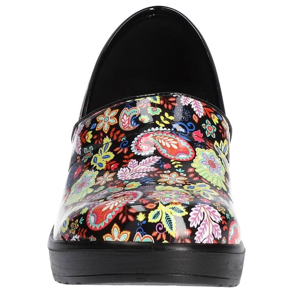 Womens Easy Works by Easy Street Lyndee Paisley Clogs
