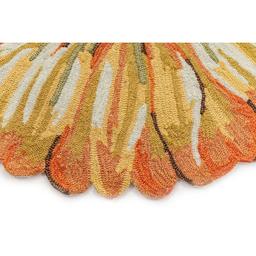 Liora Manne Frontporch Sunflower Round Area Rug