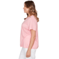 Plus Size Hearts of Palm Bloom Service Keyhole Neck Solid Blouse - image 4