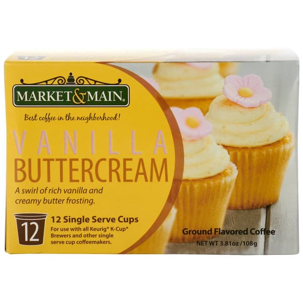 Market & Main 12ct. Vanilla Buttercream Coffee - image 