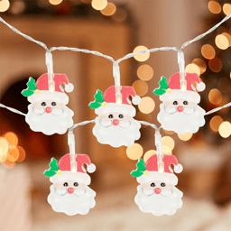 Northlight 10ct. LED Micro Santa Claus Christmas Light Set