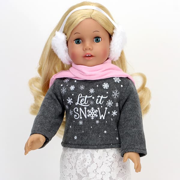 Sophia's® 6pc. Let it Snow Sweater and Skirt Set