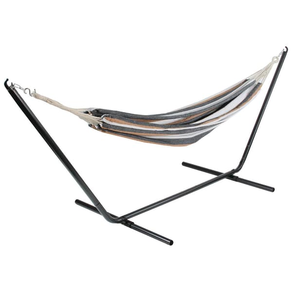 Northlight Seasonal 73in. Striped Double Brazilian Hammock