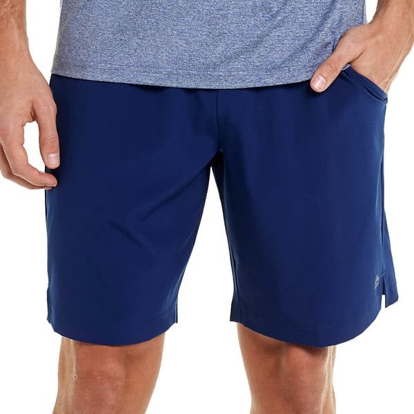Mens RBX Solid Woven Shorts - Navy