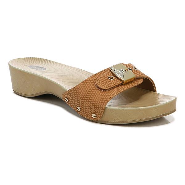 Womens Dr. Scholl's Classic Snake Print Slide Sandals - image 