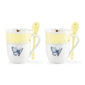 Lenox® Butterfly Meadow® Yellow Mugs with Spoons - image 1