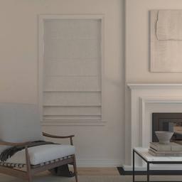 Sun Zero®  Somerton Textured 100% Blackout Cordless Roman Shade