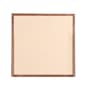 Passion Furniture Classic Square Wood Dresser Mirror - 38x38 - image 3