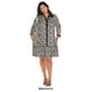 Plus Size White Mark Leopard Print Shift Dress - image 5