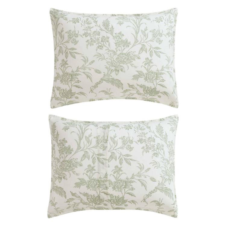 Laura Ashley Natalie Cotton Reversible Duvet Cover Set