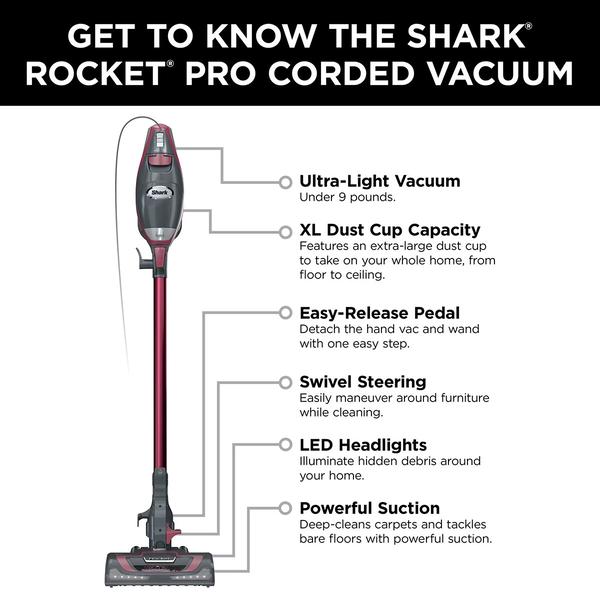 Shark® Rocket Pro DLX Corded Stick Vacuum