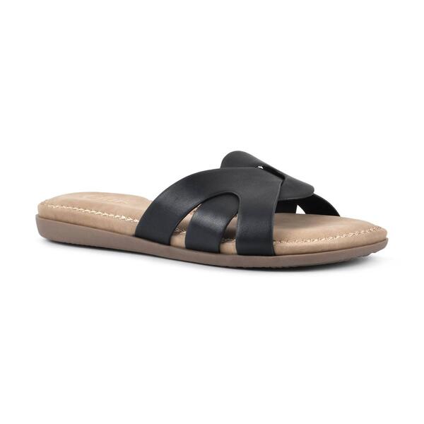 Womens Cliffs by White Mountain Fortunate Slide Sandal - image 