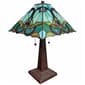 HomeRoots 23in. Mosaic Glass Two Light Table Lamp - image 2