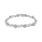 Haus of Brilliance 1.0ctw. Diamond Floral Cluster Link Bracelet - image 2
