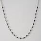 Rosa Rhinestones Fine Drapes Blue Rhinestone Necklace - image 1