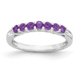 Gemstone Classics&#40;tm&#41; Sterling Silver & Amethyst Ring