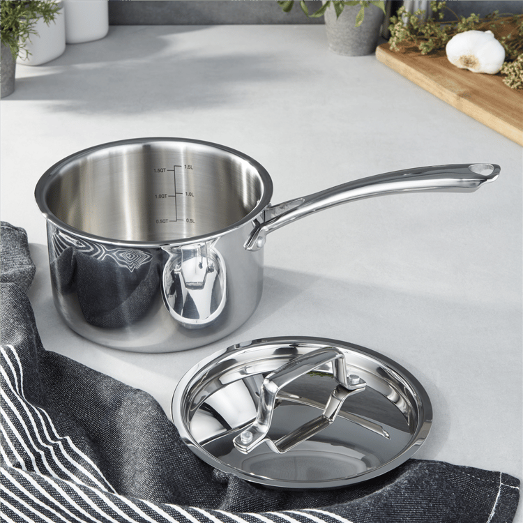 BergHOFF Professional Tri-Ply 2qt. Saucepan with Lid