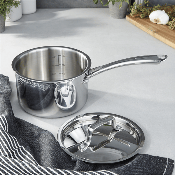 BergHOFF Professional Tri-Ply 2qt. Saucepan with Lid